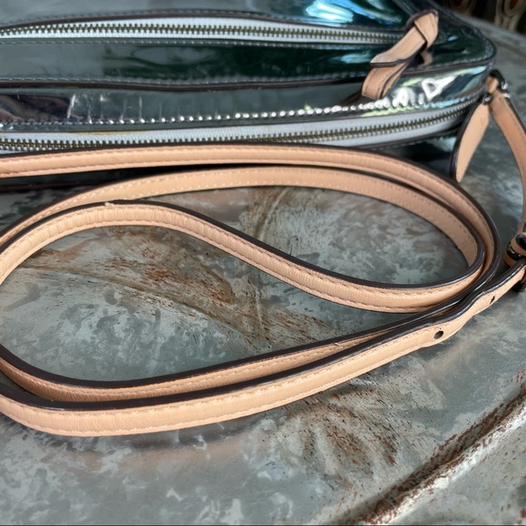 COACH POPPY MIRROR METALLIC FLIGHT BAG Style: F25056 - Picture 10 of 16